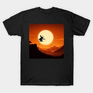 Samurai Silhouette #11 T-Shirt